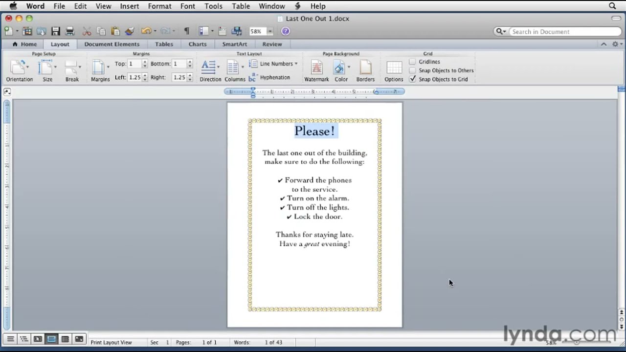 ms-word for mac